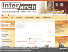 Tablet Screenshot of nabytek-interarch.cz